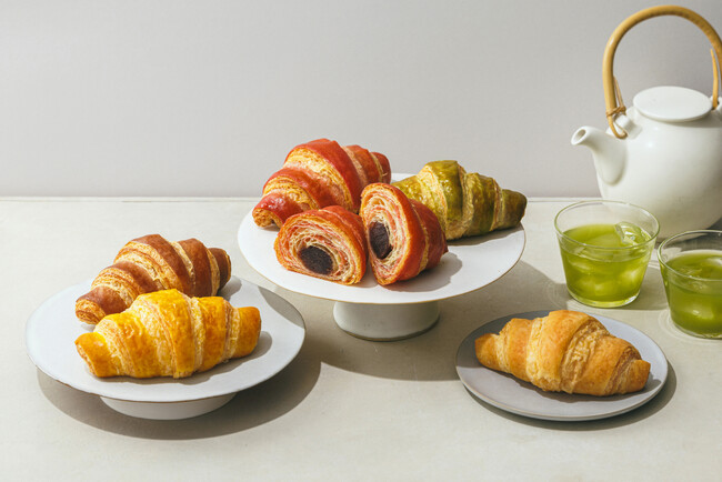 【木村屋總本店】＜新商品＞見た目はカラフル、中身は本格派。駅ナカ限定スイーツパン「あんクロワッサン」シリーズ登場！