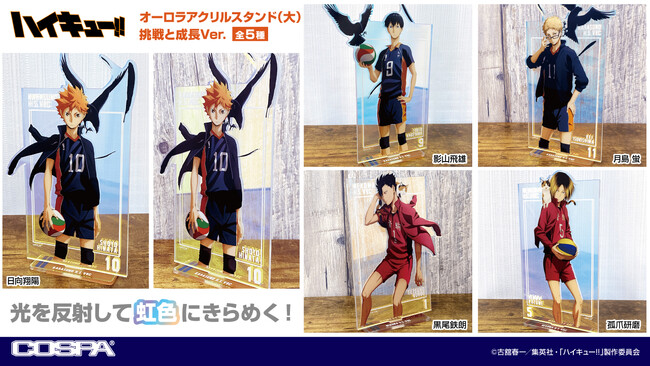 アニメ「ハイキュー!!」オーロラアクリルスタンド登場！〈ハイキュー!! FAN PARK〉先行発売も！【株式会社コスパ】