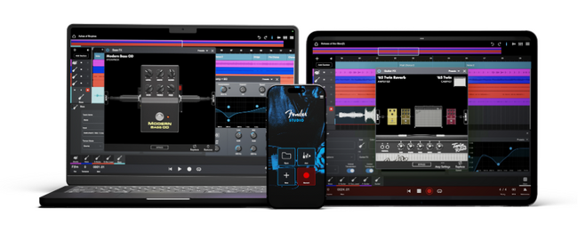 本物のFenderサウンドで、いつでも、どこでも、録音・セッション・音楽制作を可能にする新アプリ『FENDER STUDIO』 2025年5月21日（水）登場！