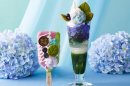 抹茶パフェアイスバー あじさい&紫陽花パフェ 抹茶パフェアイスバー あじさい&紫陽花パフェ
