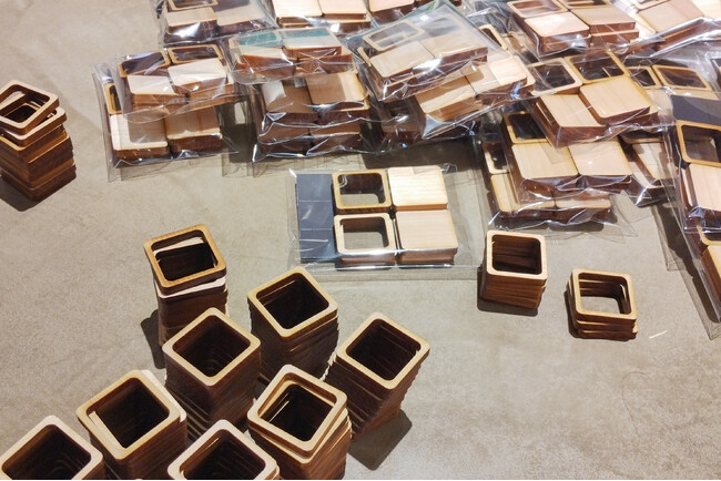 杢美(MOKUHARU)木育キット、京田辺クロスパークで採用