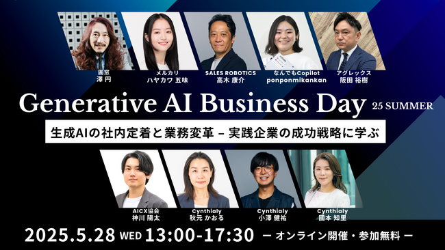 「Generative AI Business Day 25 SUMMER」注目のセッションを紹介