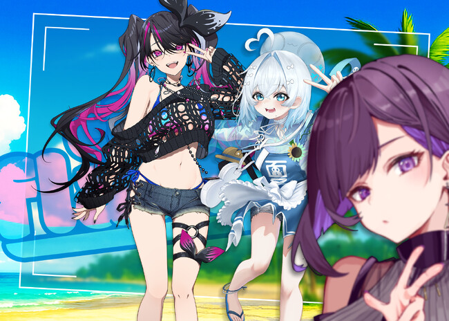 『club flamingo』所属のXTuber3人がビジュアル公開!!