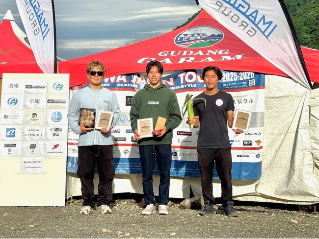 守屋拓海 ウインドサーフィン25シーズン国内ツアー第2戦、フリースタイルプロクラス優勝