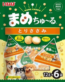 いなばペットフード　犬用スナック「まめちゅ～る」新発売