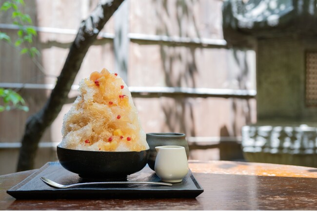 【夏期限定】腸からやさしく、心まで涼やかに。220年の発酵知恵が生んだ「桃とほうじ茶のかき氷」を2025年6月1日(日)より提供開始