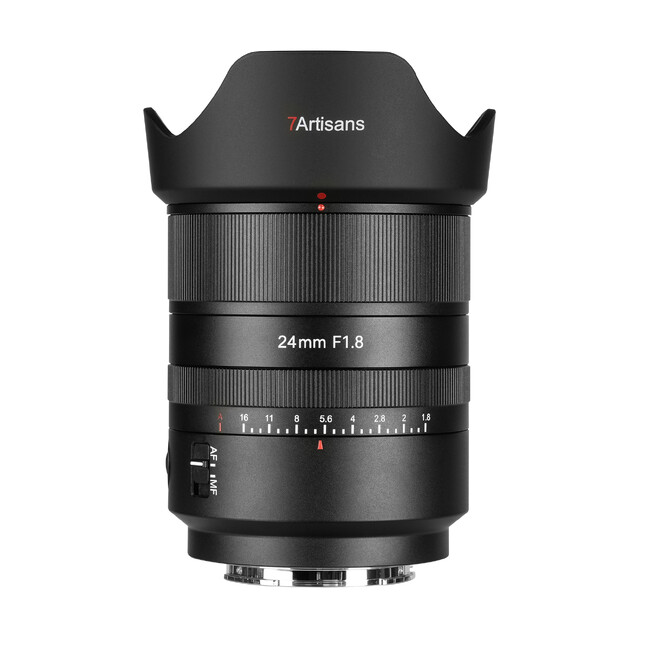 新発売｜フルサイズ対応・明るい広角単焦点レンズ「7Artisans AF 24mm F1.8」新登場