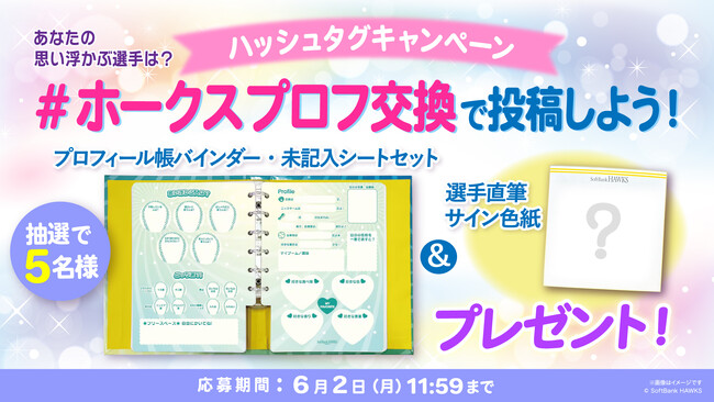 【福岡ソフトバンクホークス】懐かしの！？プロフィール帳・選手プロフィールシートが新発売！