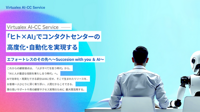 バーチャレクス、生成AIとAIエージェントで未来の顧客接点を創造する「Virtualex AI-CC Service」の提供を開始