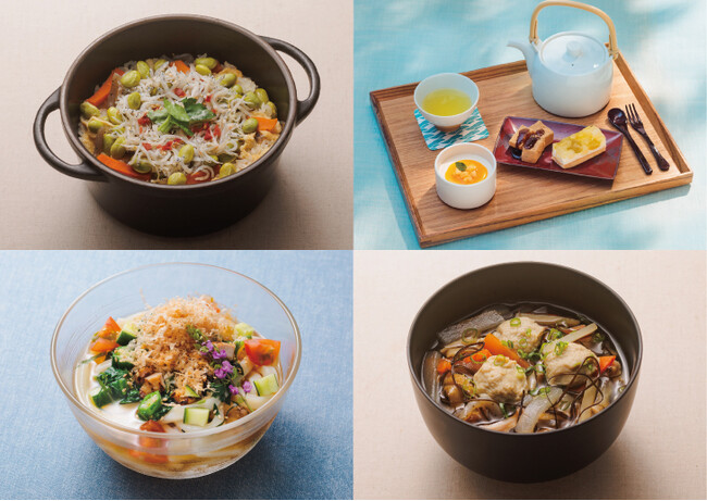 暑い夏にぴったり！だし薫る涼を彩る期間限定メニュー 「大葉香るモロヘイヤうどん」「しらすと枝豆の炊き込みご飯」など5品 「日本橋だし場 はなれ」にて6月2日新発売