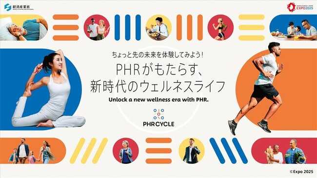 大阪・関西万博でパーソナルな健康・医療データ「PHR」がもたらす、新時代のウェルネスライフを体感！10の最新PHRサービスを公開、体験先着予約スタート！