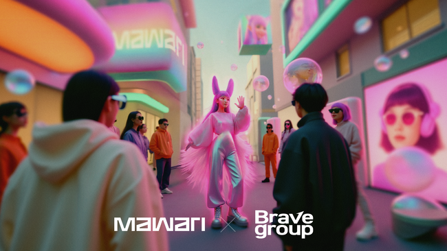 MawariとBrave groupが「vTubeXR」アーリーアクセスパートナー契約を締結