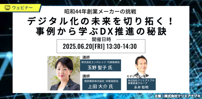 ～昭和44年創業メーカーの挑戦～ 企業DXの第一歩に踏み出した具体的な事例をご紹介！
