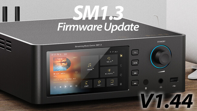 SHANLING ネットワークストリーミングデバイス「SM1.3」最新ファームウェアアップデートのお知らせ