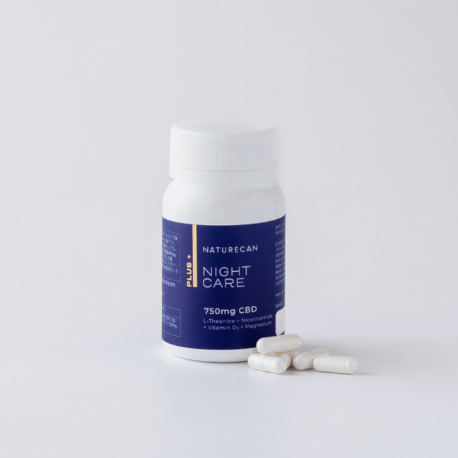 【夜のリズムを整える新習慣】医師監修CBDサプリ「Night Care Plus（ナイトケアプラス）カプセル」販売開始｜Naturecan