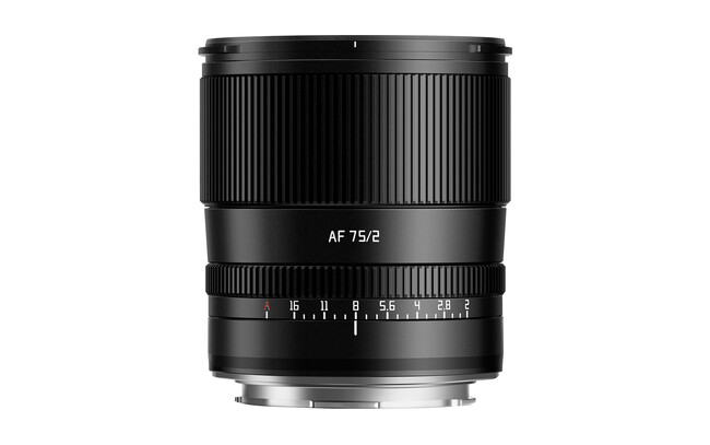 銘匠光学 TTArtisan AF 75mm f/2 Lマウント ブラック 販売開始