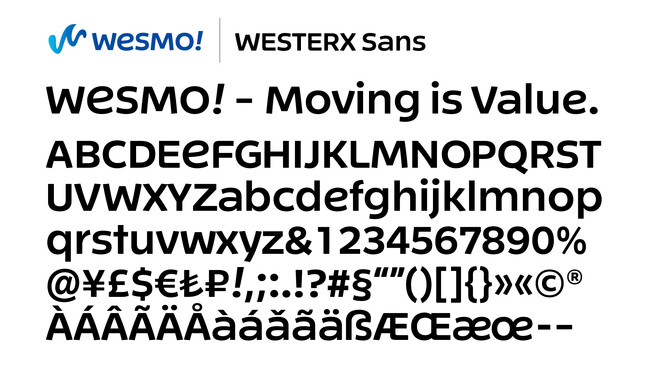 Monotype、JR西日本が提供する決済サービス Wesmo! オリジナルフォント「WESTERX Sans」を開発