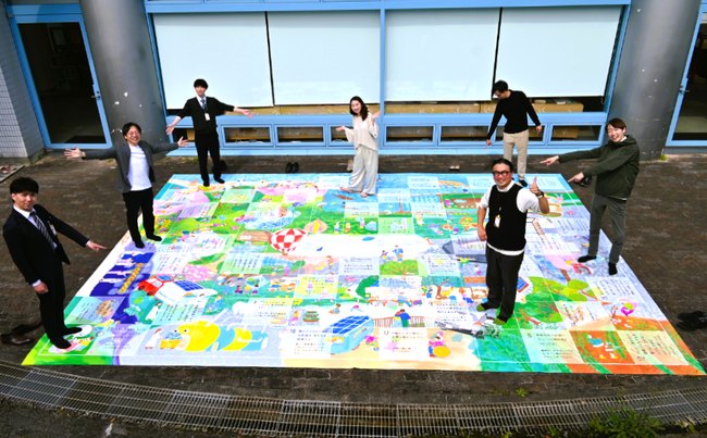 京都府亀岡市の30年後の舞台を再現!?市制70周年記念事業ボードゲーム「かめおかみらいさんぽ」が完成!