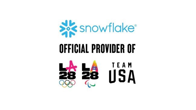 Snowflake、LA28オリンピック・パラリンピック競技大会およびチームUSAと連携
