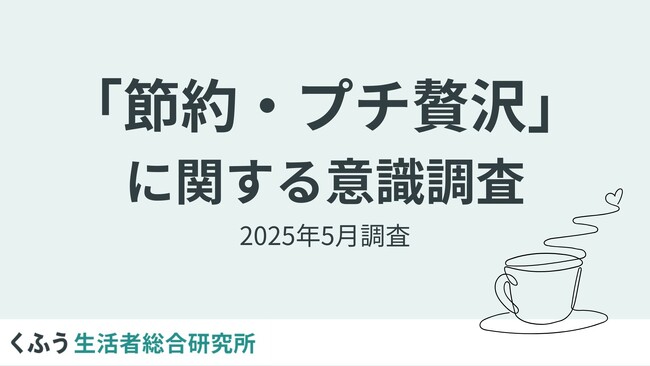 【くふう総研】長引く米の価格高騰と物価上昇で約7割が「節約疲れ」を実感する中、4割以上が「プチ贅沢」で心をリセット！
