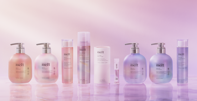 インバスに休息時間を提案する話題のヘアケアブランド「melt（メルト）」“シャンプー＆トリートメント＆生炭酸＊1 シャンプー”が累計出荷本数＊２ 250万本突破