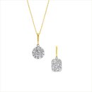 Pt950／K18YG ダイヤモンド チャーム (1)