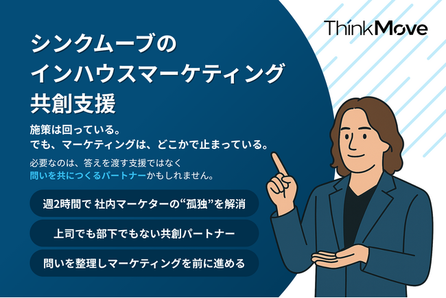 週2時間の共創型R&D支援「インハウスマーケティング共創支援サービス」を正式リリースしました。