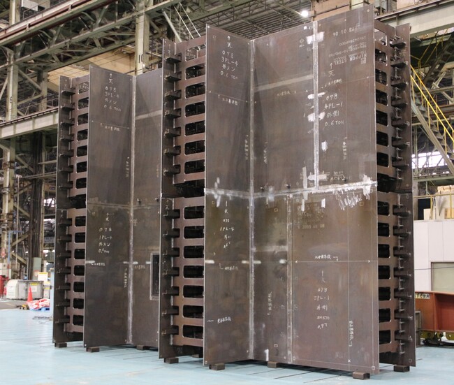 米国NuScale社小型モジュール原子炉（SMR）ルーマニア向けプロジェクト用鋼製モジュールモックアップが完成