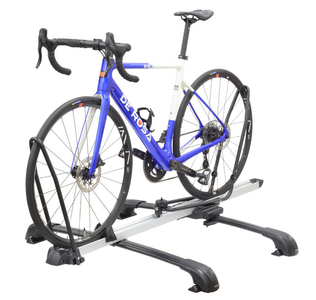 [新登場]大切な自転車のフレームをつかまないルーフサイクルキャリアタイヤホールドタイプ【EZ LOCK】　発売