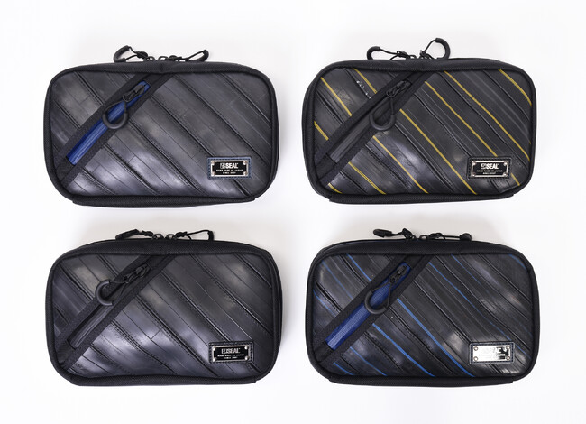 アップサイクルブランド「SEAL」より、シェアサイクル「ダイチャリ」などの使用済みタイヤチューブを再利用したバッグを発売