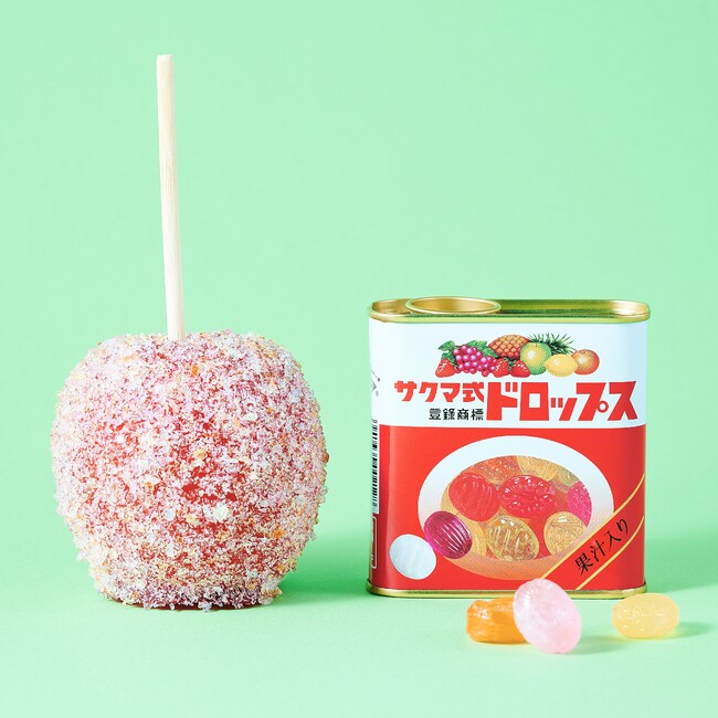 【再販決定】SNS総再生回数555万再生の伝説コラボ　　　　　　　代官山Candyapple×サクマドロップスが令和版“懐かしおしゃれ”で再コラボ！