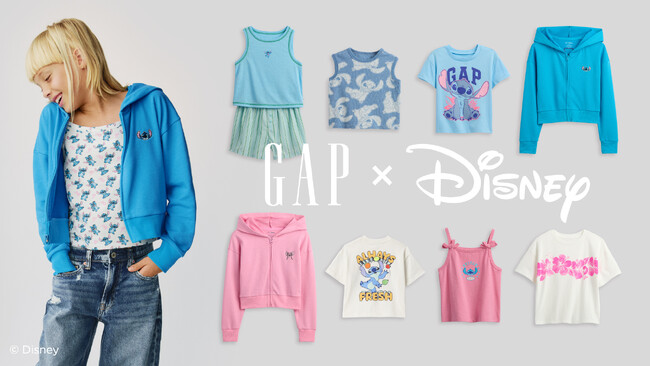 Gapがリロ＆スティッチとの限定カプセルコレクションを発売中！