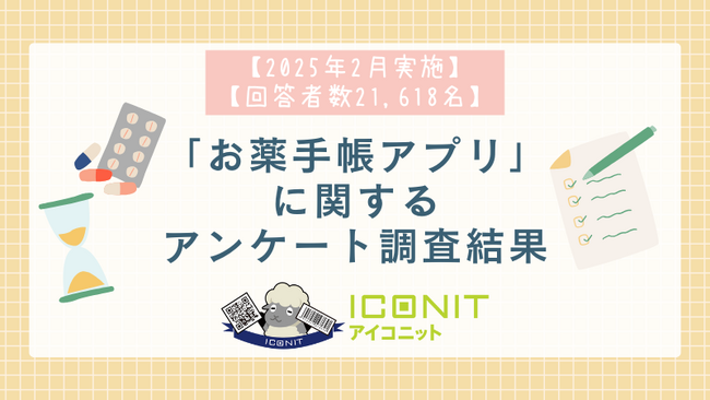 【2025年2月実施】【回答者数21,618名】「お薬手帳アプリ」に関するアンケート調査結果