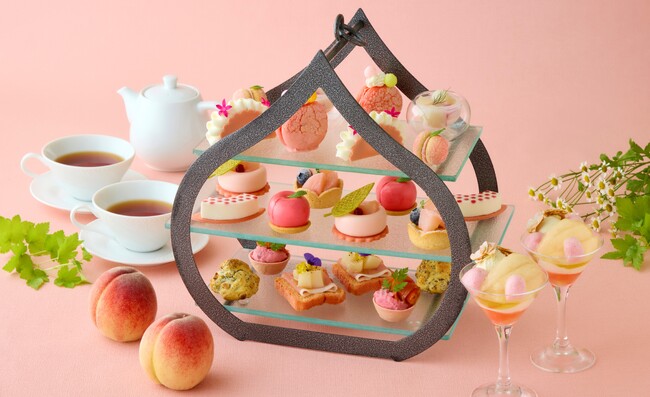 【リーガロイヤルホテル大阪】期間限定！桃色に染まる夏のティータイム「桃アフタヌーンティー」