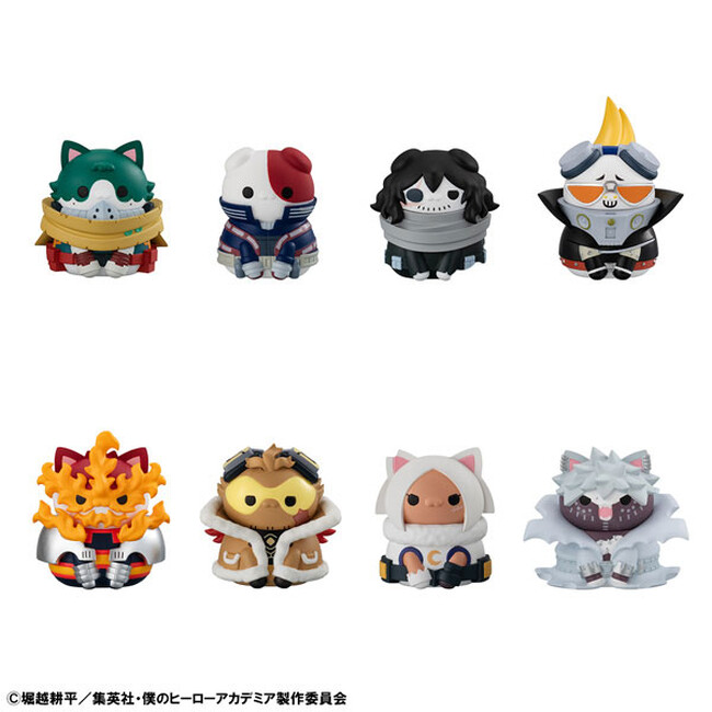 TVアニメ『僕のヒーローアカデミア』の人気キャラクターが、「猫」に大変身しちゃうマスコット「MEGA CAT PROJECT」に登場。