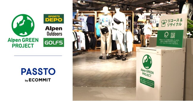 アルペングループ全店舗（約400店舗）で、「PASSTO（パスト）」を導入