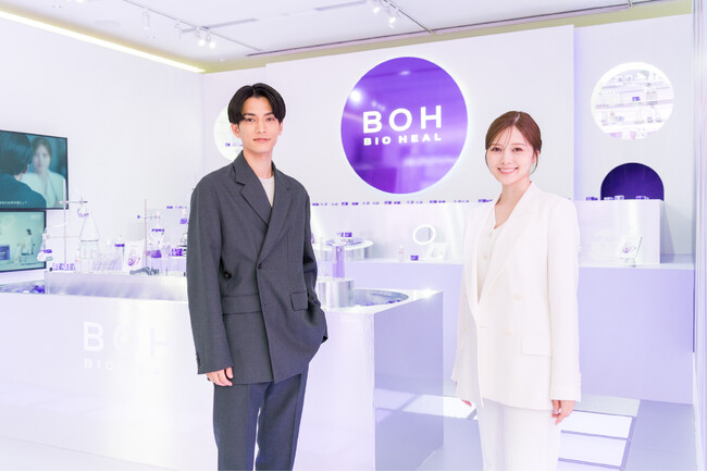 BIOHEAL BOH（バイオヒールボ）、5月30日より大規模ポップアップを表参道で開催。新アンバサダーの白石麻衣さん・渡邊圭祐さんの直筆サイン入りビジュアルも展示中！