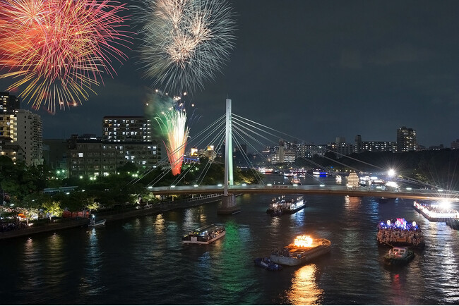 天神祭観覧船付き花火ステイ