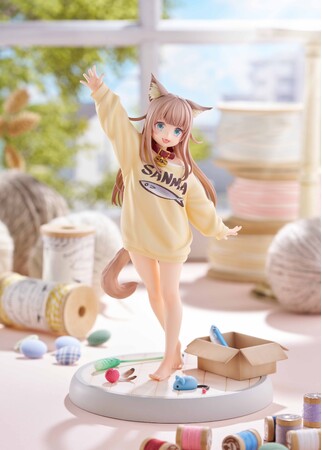 しま原先生描き下ろし「きなこ」×「GOLDENHEADPLUS」の1/6スケールフィギュア化第二弾！