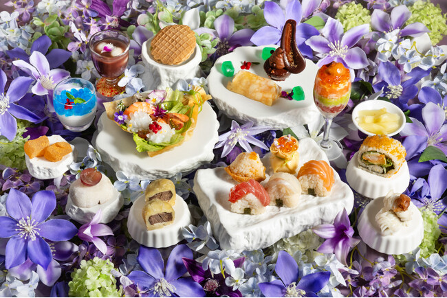 アフタヌーンティー風寿司ランチ「花蓮（かれん）」愛らしいおにぎり寿司などが登場する新メニューを2025年7月1日（火）スタート