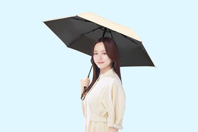 5 秒でらくらくたためる、形状記憶折りたたみ傘