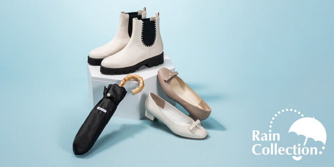 【ダイアナ】雨の日こそ軽やかに！レインコレクションに新作が登場！