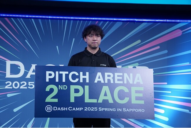 JOYCLE、「B Dash Camp 2025 Spring in Sapporo」ピッチアリーナで準優勝、野村賞とのダブル受賞を達成
