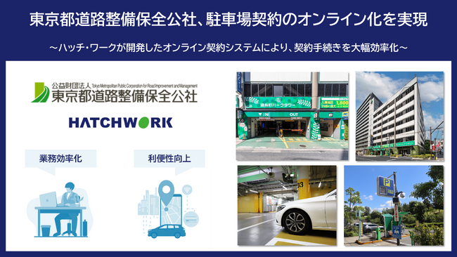 東京都道路整備保全公社、駐車場契約のオンライン化を実現