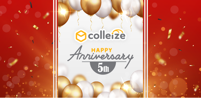 公式グッズ・公式ライセンス商品専門「colleize」5周年と会員数40万人突破！期間限定で全4種のお得なキャンペーンを開催！