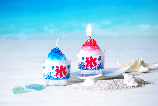 あの頃の夏がよみがえる!真夏の定番「かき氷」が好物キャンドルシリーズから新登場