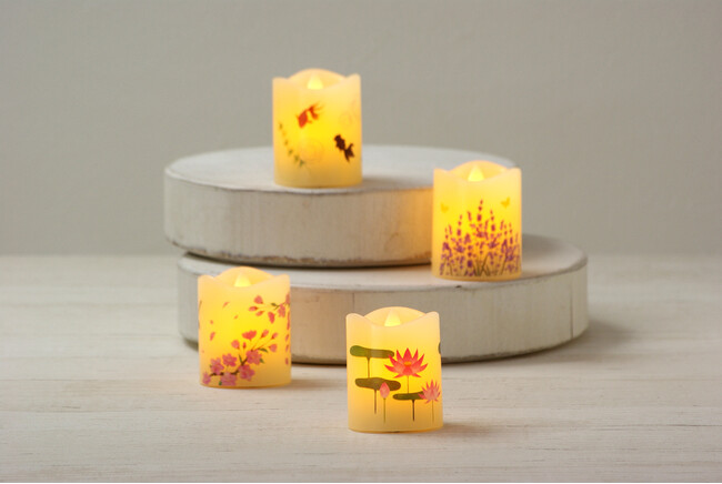 人気のLEDローソク「いろはあかり」から最小サイズが新登場!