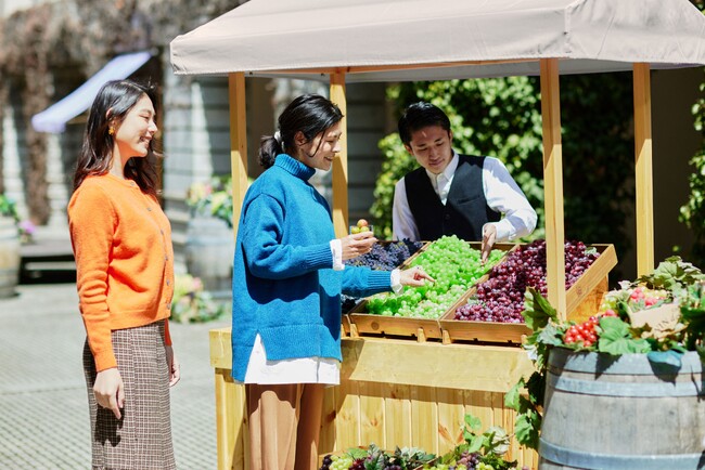 【リゾナーレ八ヶ岳】葡萄の生産量日本一を誇る山梨県で秋の味覚「葡萄」を楽しみ尽くせる「回廊の葡萄フェスタ2025」開催