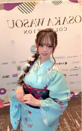 芸能・ライバー事務所STIVE（スタイブ）所属の『あいり』が大阪和装コレクションにてランウェイを歩きました。