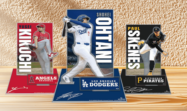 大谷翔平選手はじめ全23選手展開アクリルスタンドをMLB Shopで販売開始!